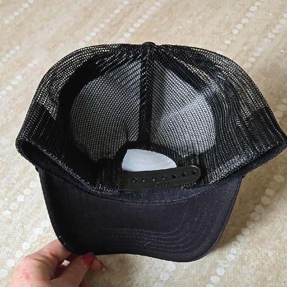 805 Black Trucker Hat - Picture 2 of 3